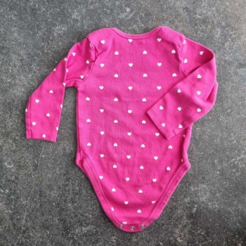 La Solderie-Seconde main et neuf - Body rose à coeurs Baby Club