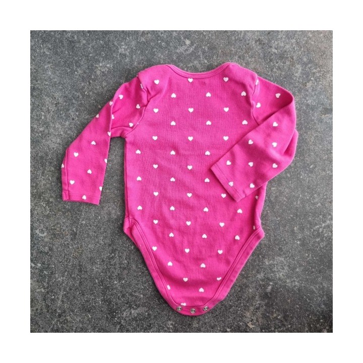 La Solderie-Seconde main et neuf - Body rose à coeurs Baby Club