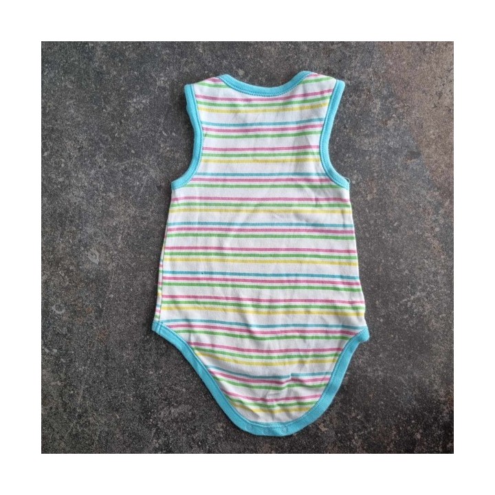 La Solderie-Seconde main et neuf - Body blanc rayé Baby Club