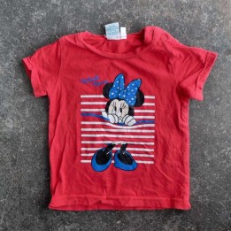La Solderie - Seconde main et neuf - T-shirt rouge Minnie Disney