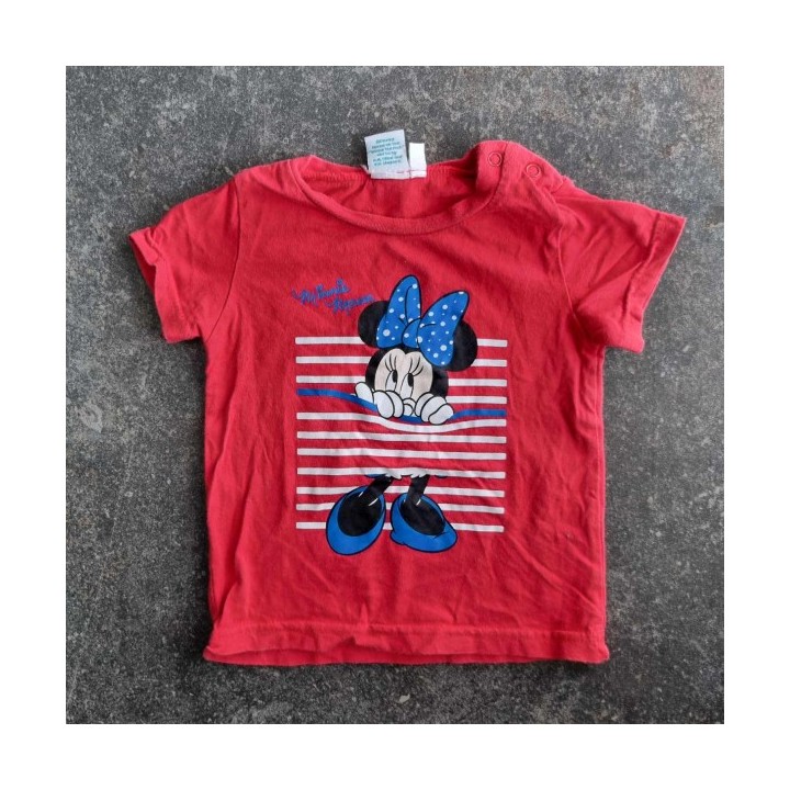 La Solderie - Seconde main et neuf - T-shirt rouge Minnie Disney