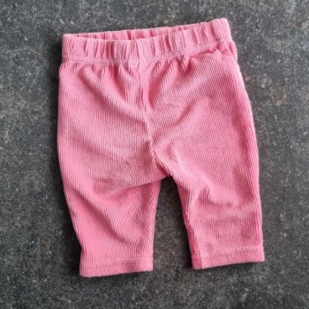 Outlet Suisse – Solderie & Neuf - Pantalon velours côtelé rose Smile