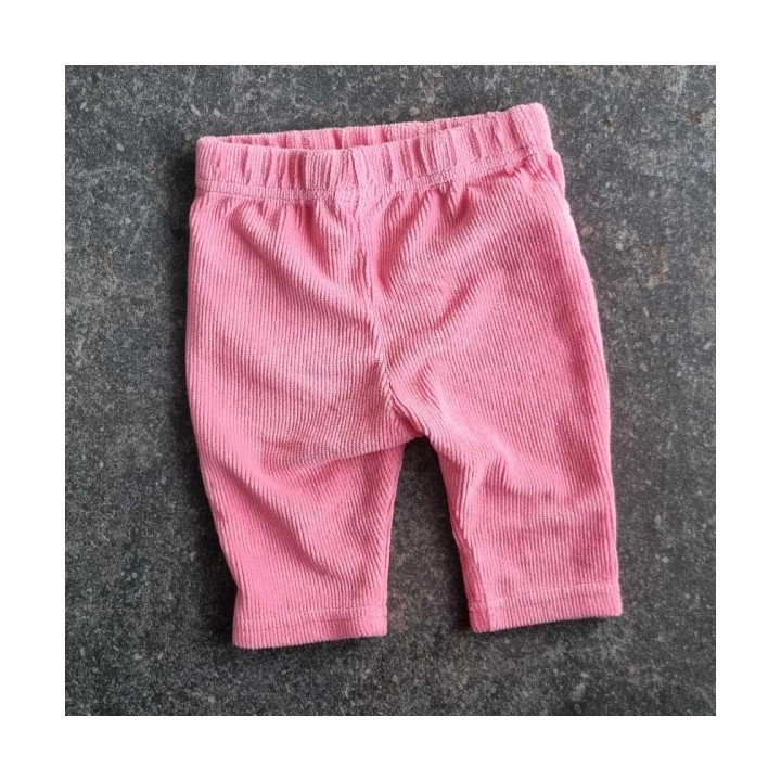 Outlet Suisse – Solderie & Neuf - Pantalon velours côtelé rose Smile