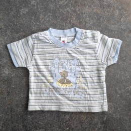 La Solderie - Seconde main et neuf - T-shirt rayé "King of the Day" Ba