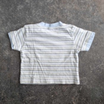 La Solderie - Seconde main et neuf - T-shirt rayé "King of the Day" Ba