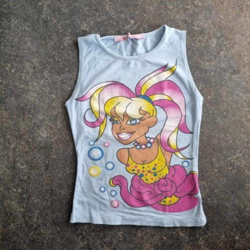 La Solderie - Seconde main et neuf - T-shirt bleu Annie Zebra