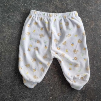 Outlet Suisse – Solderie & Neuf - Pantalon de pyjama blanc Prénatal