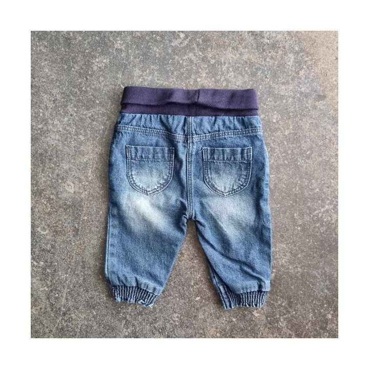 La Solderie - Seconde main et neuf - Pantalon jeans bleu Lupilu
