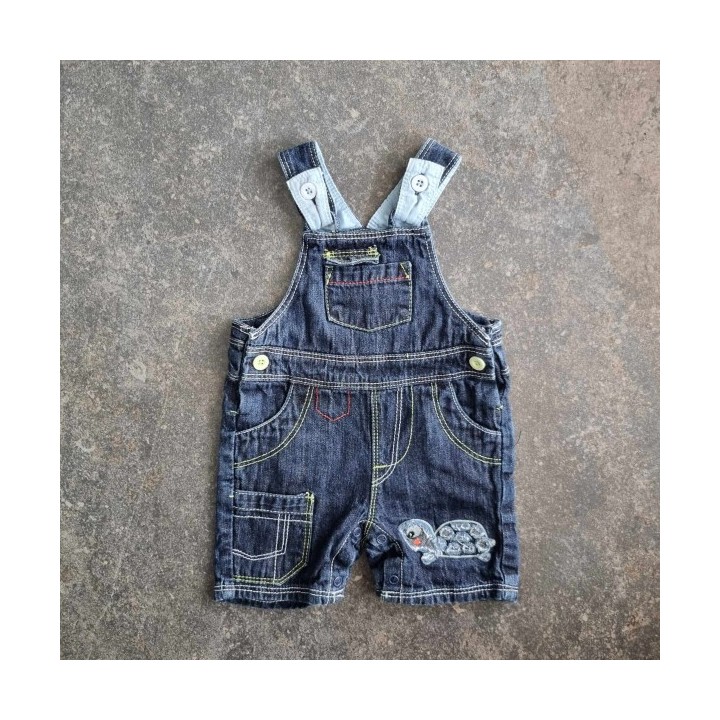 La Solderie - Seconde main et neuf - Pantalon jeans salopette Smile
