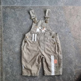 La Solderie - Seconde main et neuf - Pantalon salopette kaki Jacky