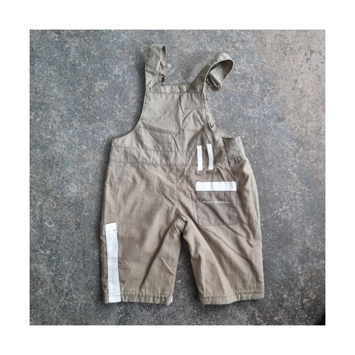 La Solderie - Seconde main et neuf - Pantalon salopette kaki Jacky