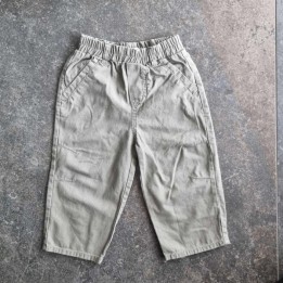La Solderie - Seconde main et neuf - Pantalon tissus fin kaki Grain de