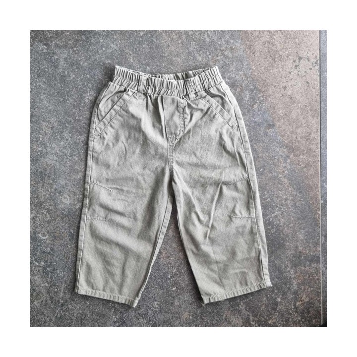 La Solderie - Seconde main et neuf - Pantalon tissus fin kaki Grain de