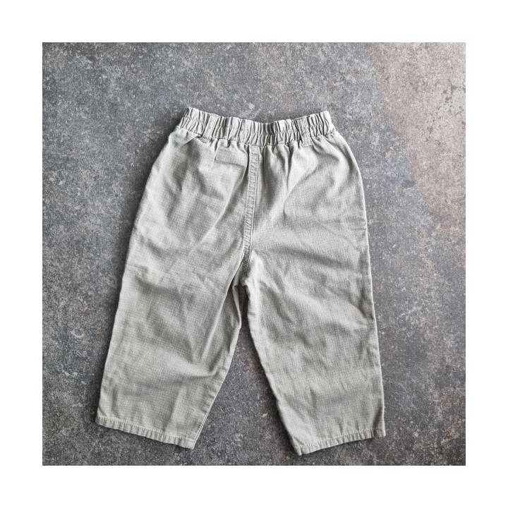 La Solderie - Seconde main et neuf - Pantalon tissus fin kaki Grain de