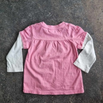 La Solderie - Seconde main et neuf - T-shirt rose oiseau Smile