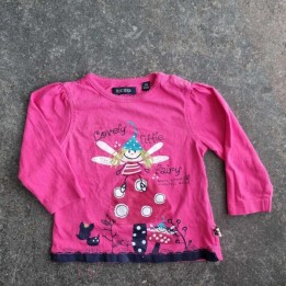 La Solderie - Seconde main et neuf - T-shirt  rose libellules Blue Sev