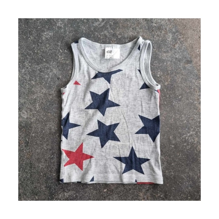 La Solderie - Seconde main et neuf - T-shirt marcel étoiles H&M