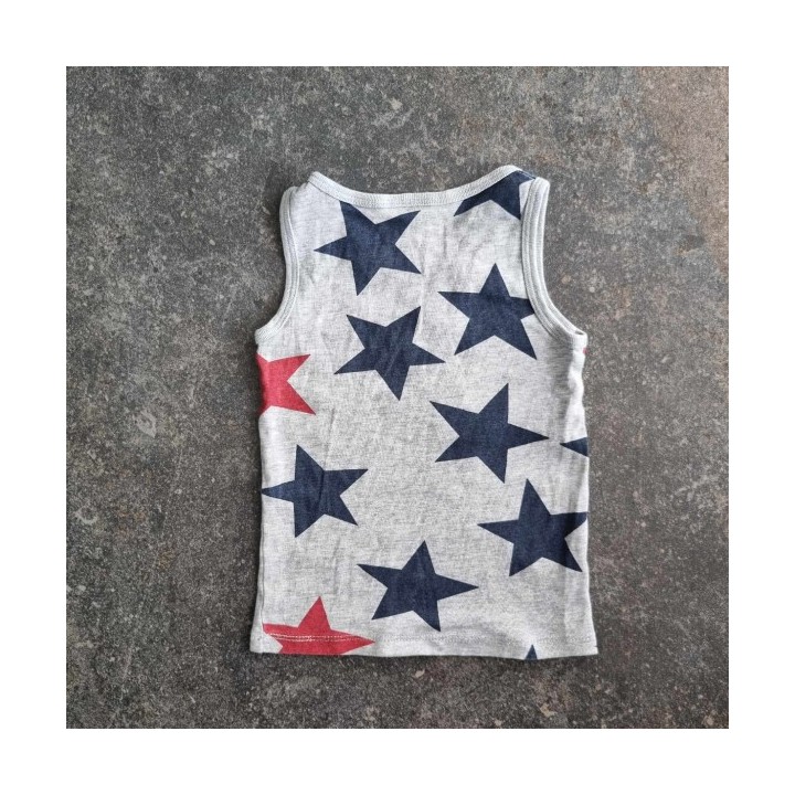 La Solderie - Seconde main et neuf - T-shirt marcel étoiles H&M