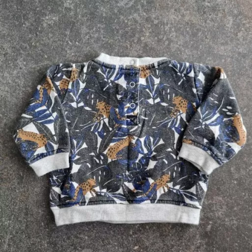 La Solderie - Seconde main et neuf - Sweat floral blanc