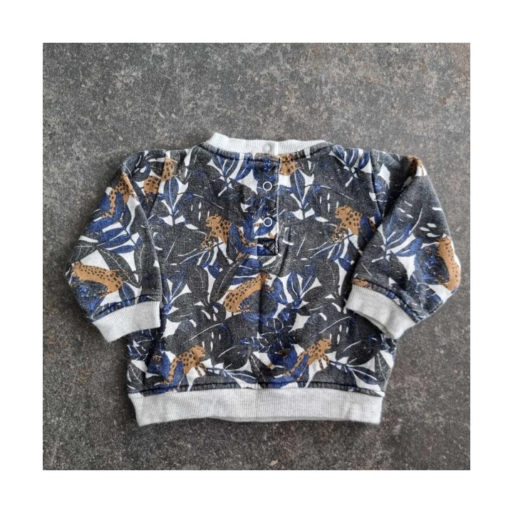 La Solderie - Seconde main et neuf - Sweat floral blanc