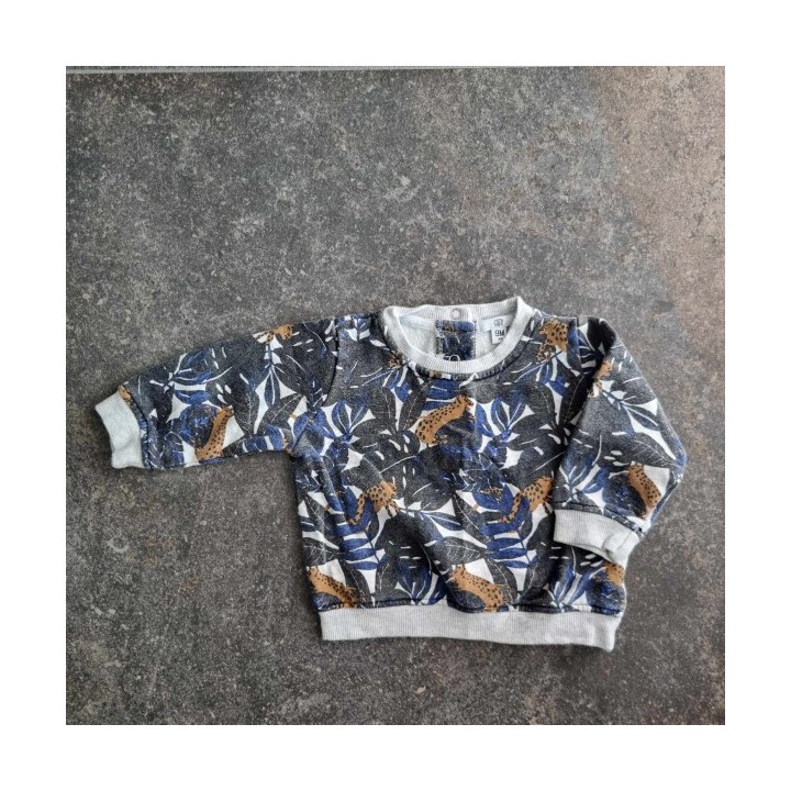 La Solderie - Seconde main et neuf - Sweat floral blanc