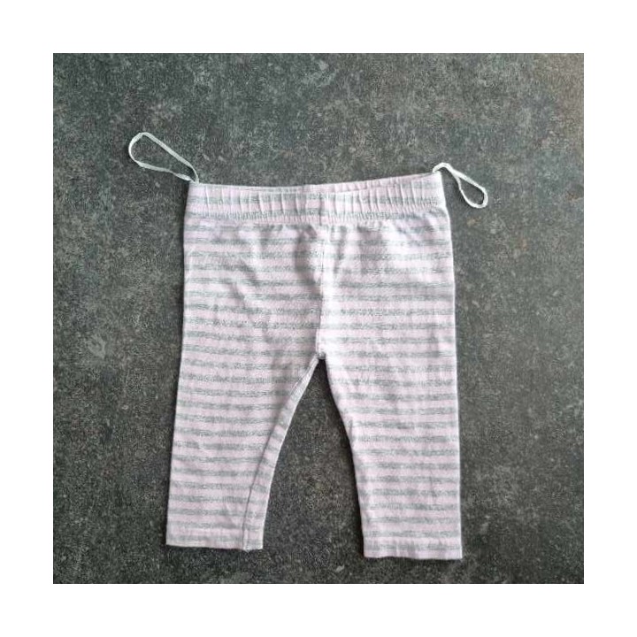 La Solderie - Seconde main et neuf - Pyjama rayé rose gris