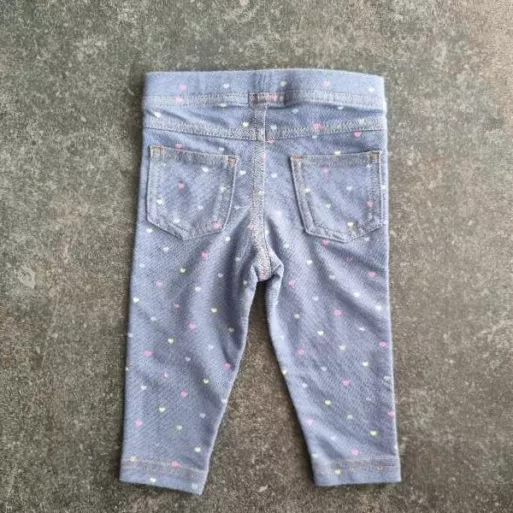 La Solderie - Seconde main et neuf - Pantalon bleu à coeurs Sfera