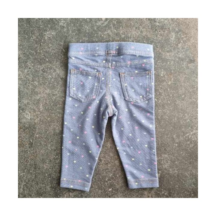 La Solderie - Seconde main et neuf - Pantalon bleu à coeurs Sfera