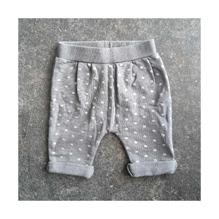 La Solderie - Seconde main et neuf - Pantalon pyjama gris à pois Smile