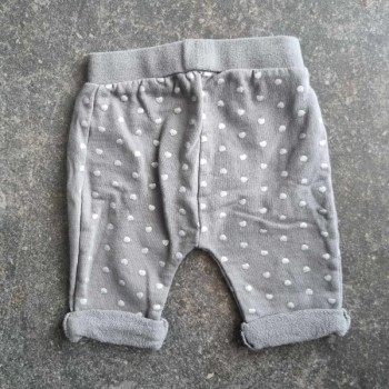 La Solderie - Seconde main et neuf - Pantalon pyjama gris à pois Smile