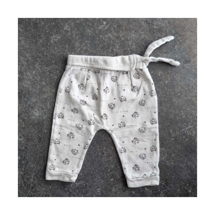 La Solderie - Seconde main et neuf - Pantalon pyjama blanc chats Disne