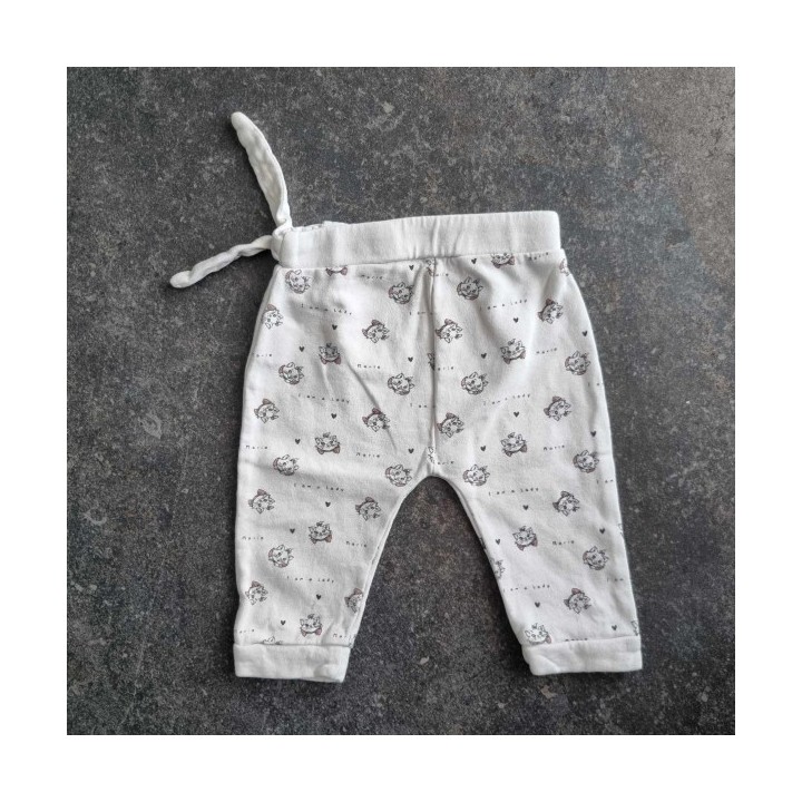 La Solderie - Seconde main et neuf - Pantalon pyjama blanc chats Disne