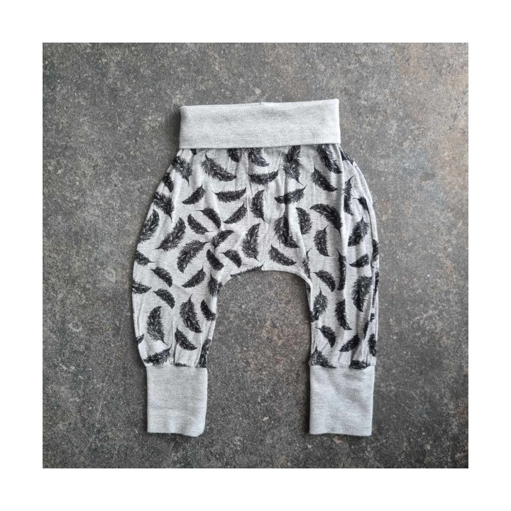 La Solderie - Seconde main et neuf - Pantalon pyjama gris Mes Petits P