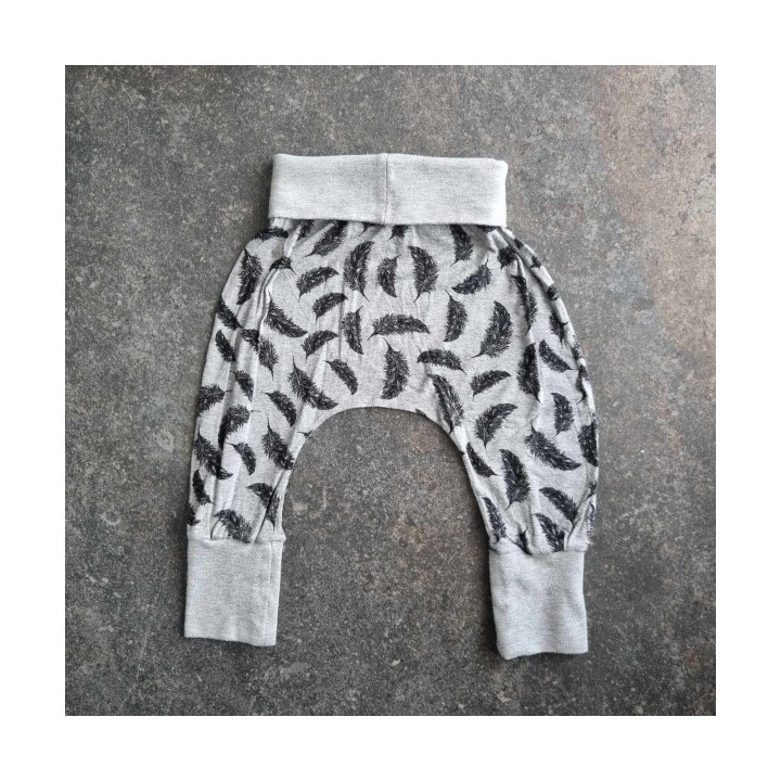 La Solderie - Seconde main et neuf - Pantalon pyjama gris Mes Petits P