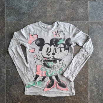 Solderie suisse - T-shirt gris Mickey Minnie Disney