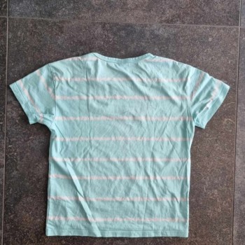 Solderie suisse - T-shirt turquoise rayé TCM