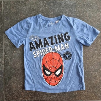 Solderie suisse - T-shirt bleu Spider-man Marvel H&M