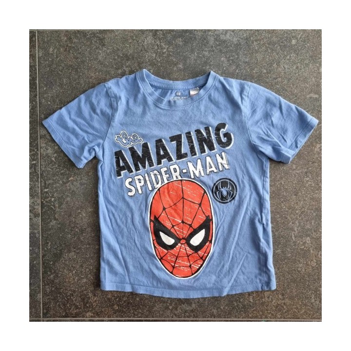 Solderie suisse - T-shirt bleu Spider-man Marvel H&M