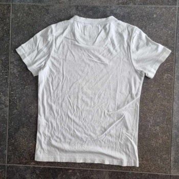 Solderie suisse - T-shirt blanc moto Barbour