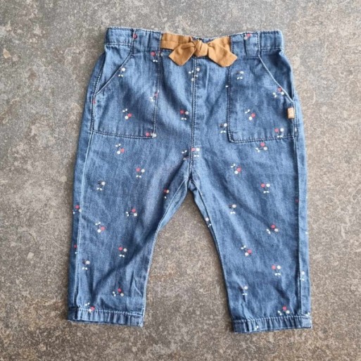 Solderie suisse - Pantalon tissus bleu Obaïbi