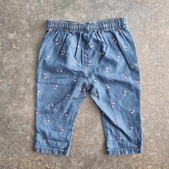 Solderie suisse - Pantalon tissus bleu Obaïbi