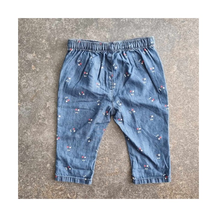Solderie suisse - Pantalon tissus bleu Obaïbi