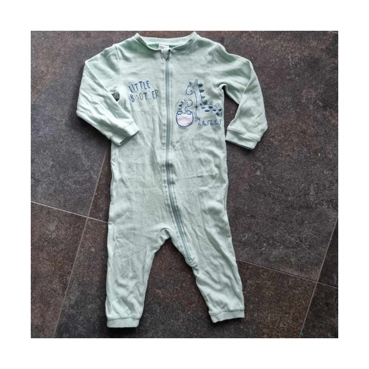 Outlet Suisse – Solderie & Neuf - Pyjama vert Smile Dinosaures