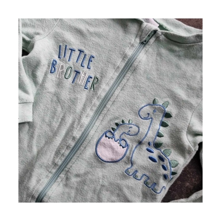 Outlet Suisse – Solderie & Neuf - Pyjama vert Smile Dinosaures