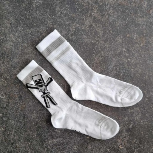 Solderie suisse - Chaussettes blanches Minecraft