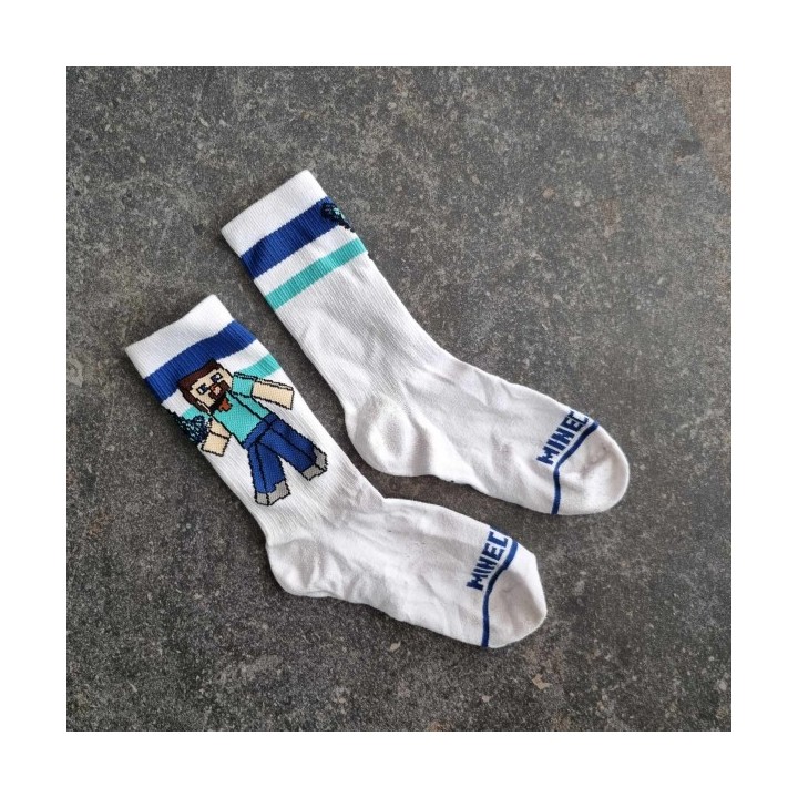 Solderie suisse - Chaussettes blanches Minecraft