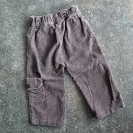 Outlet Suisse – Solderie & Neuf - Pantalon velours côtelé brun