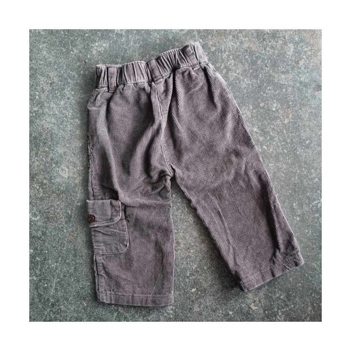 Outlet Suisse – Solderie & Neuf - Pantalon velours côtelé brun