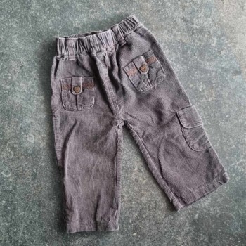 Outlet Suisse – Solderie & Neuf - Pantalon velours côtelé brun