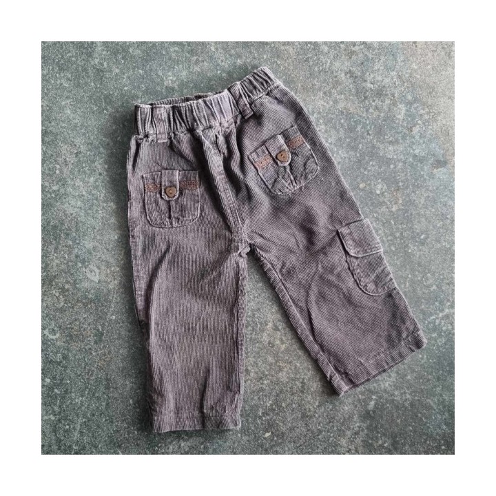 Outlet Suisse – Solderie & Neuf - Pantalon velours côtelé brun